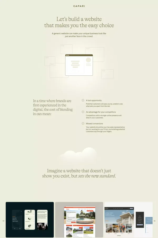 Websites that go beyond the ordinary. Based in Winkler, Manitoba. - Landing design inspiration