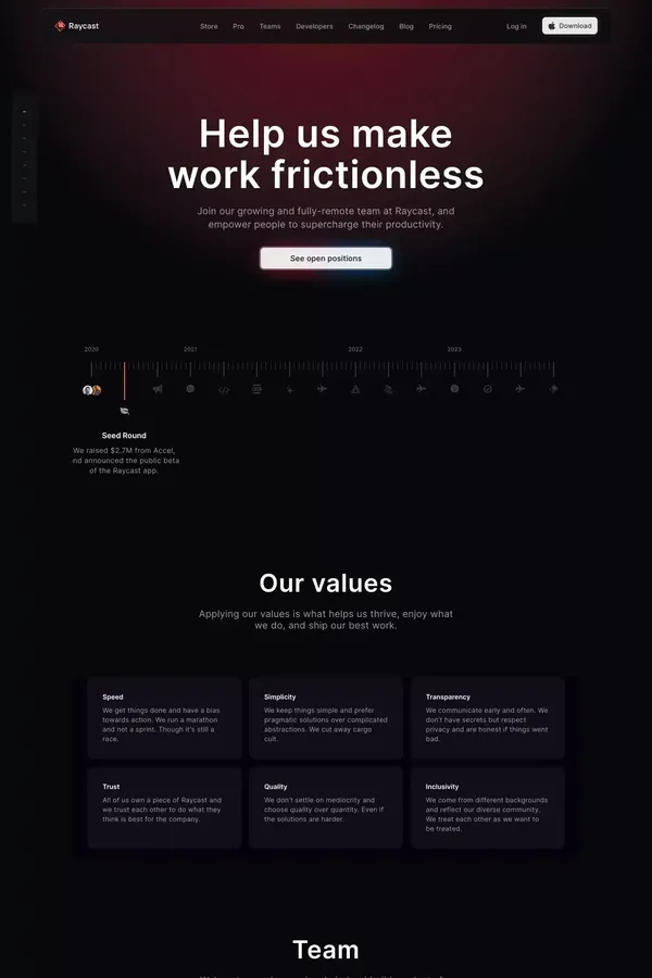 Raycast - Your shortcut to everything - Career design inspiration
