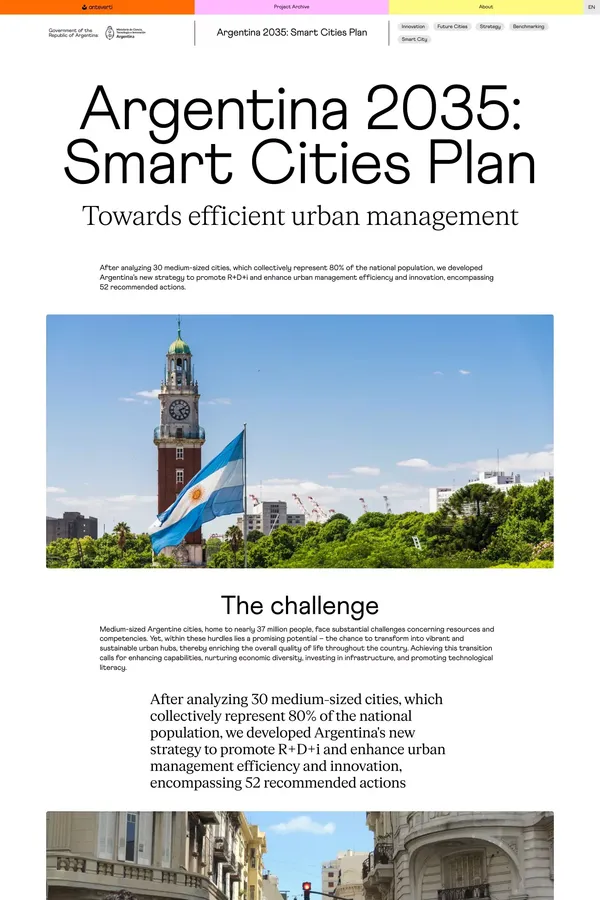 Argentina 2035: Smart Cities Plan - Anteverti - Case Study design inspiration