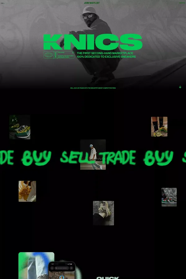 KNICS : vendre, acheter ou échanger ses sneakers