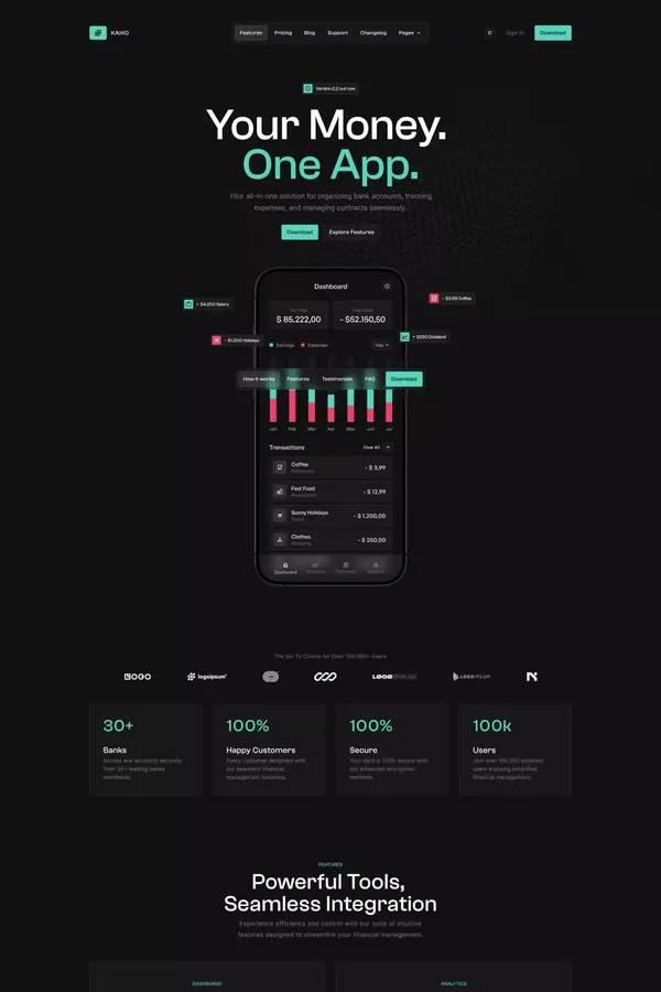 Kaiko - Webflow Ecommerce Website Template - website design inspiration