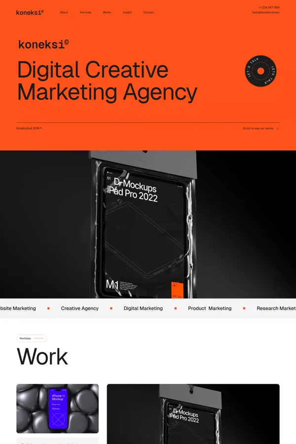 Koneksi - HTML5 webflow template