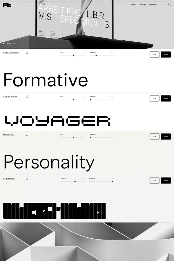 Studio Few - Fonts - Other design inspiration