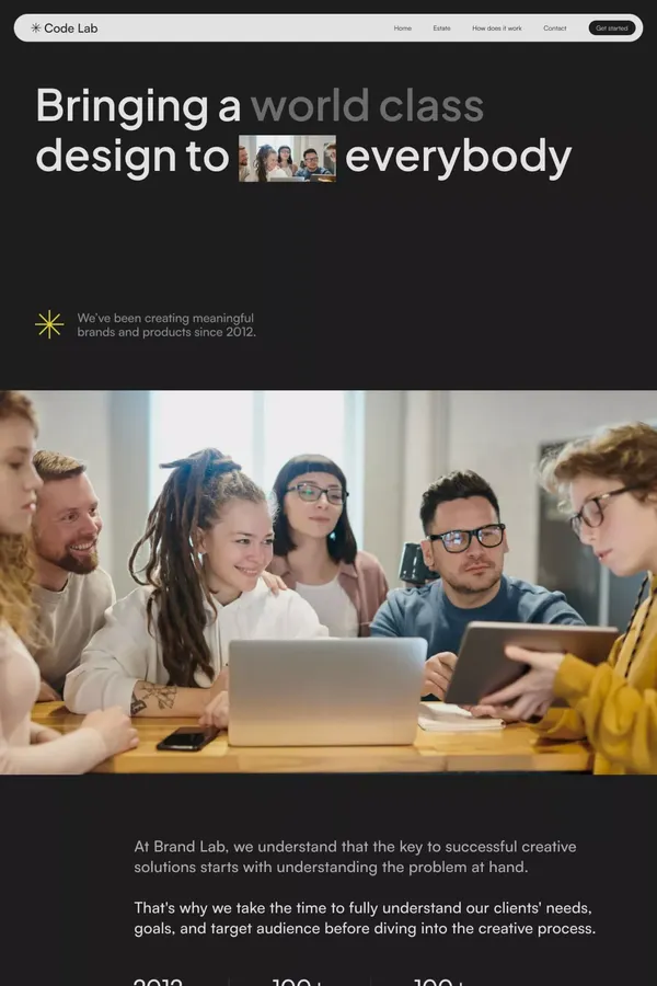 Home B | Code Lab - Webflow Ecommerce website template - Template design inspiration