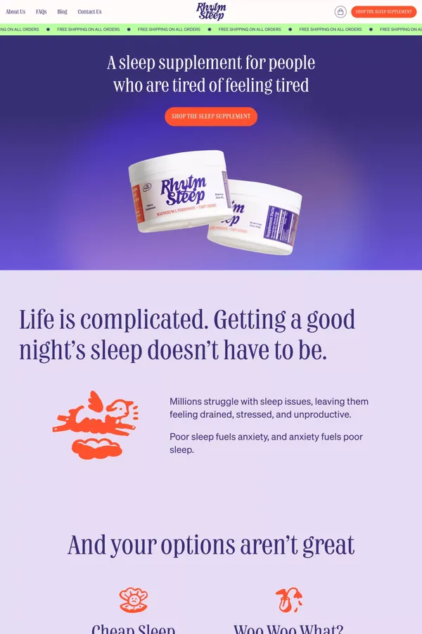 Magnesium L-Threonate Sleep Supplement | Rhytm Sleep