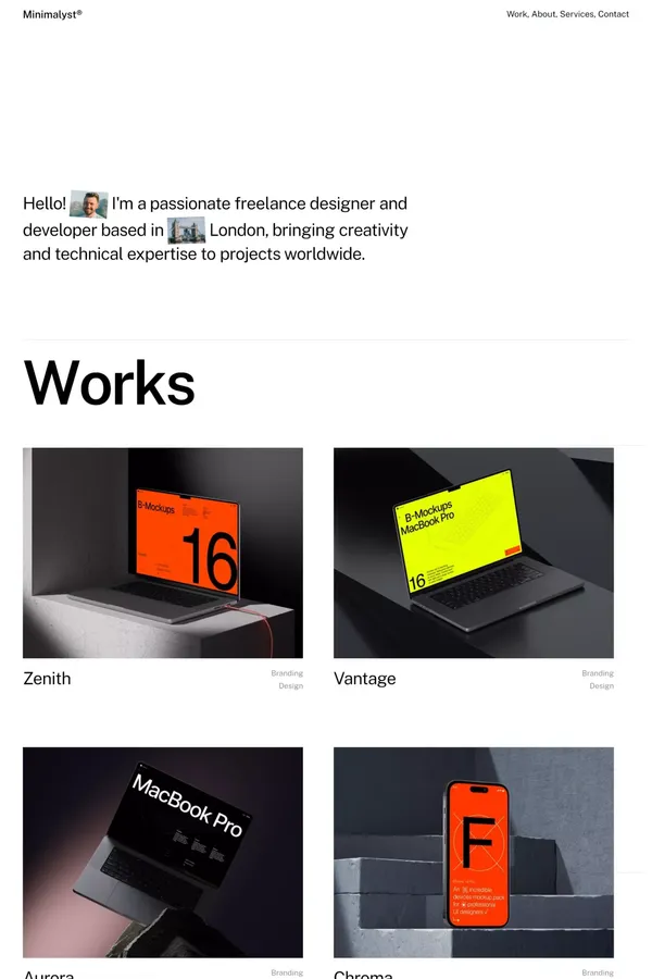 Minimalyst - Portfolio HTML5 Responsive Website Template