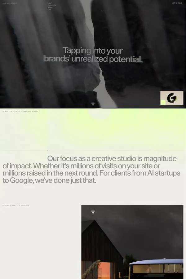 Ashfall Studio |  Empowering Brands Through Strategy, Design and Technology - Portfolio design inspiration