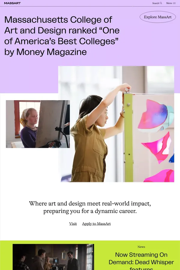 MassArt - Other design inspiration