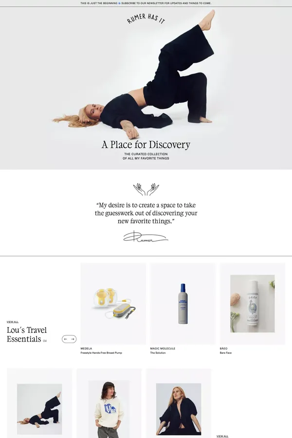 Rumer Has It | A Place for Discovery - Other design inspiration