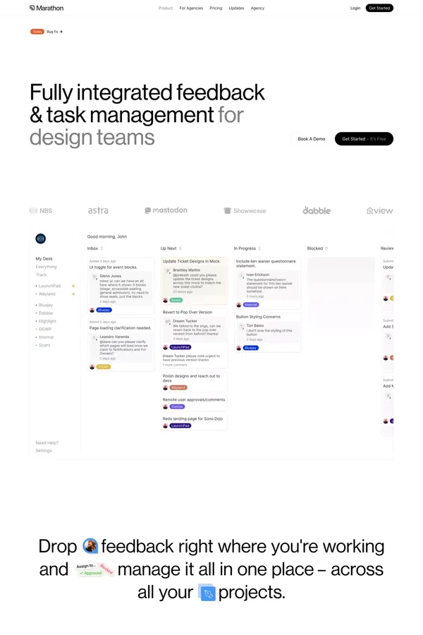 Marathon – Figma Management for Design Teams - Landing design inspiration