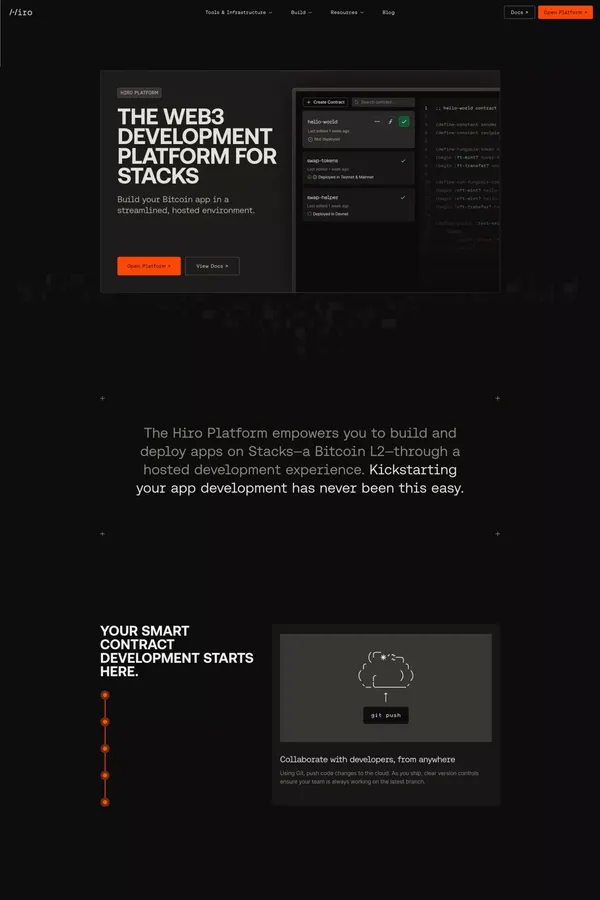 Platform - Landing design inspiration
