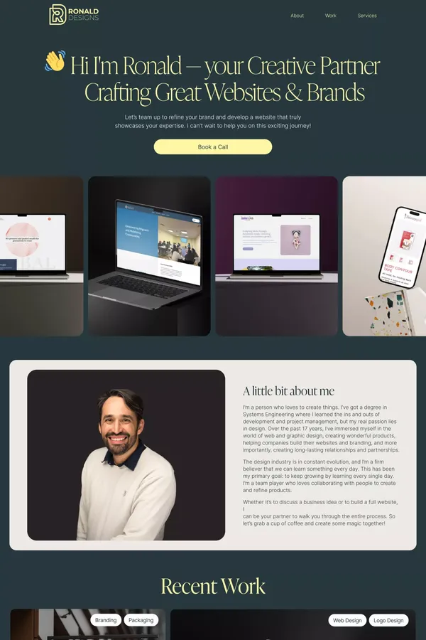 Ronald Designs – Web & graphic designer and business consultant