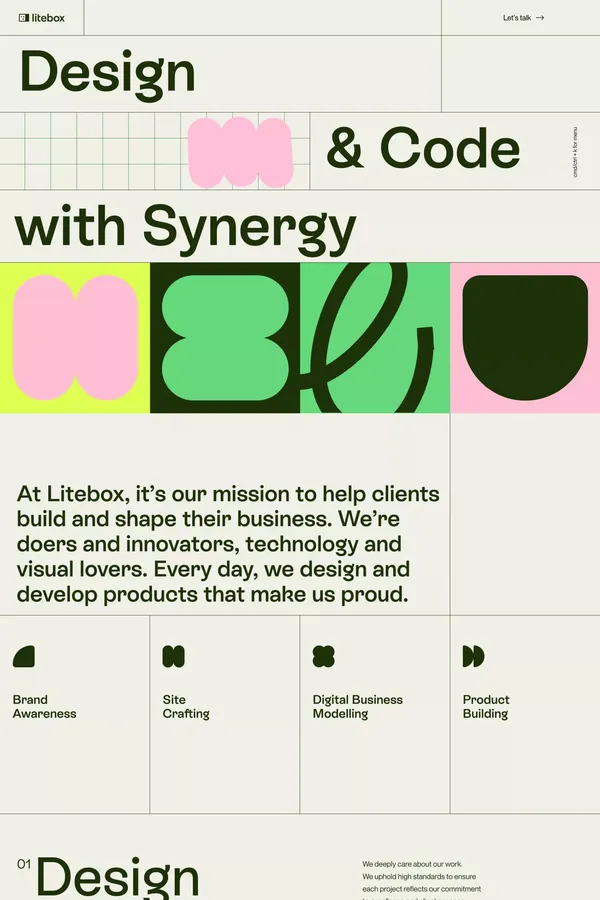 Litebox | Design & Code with Synergy - Portfolio design inspiration