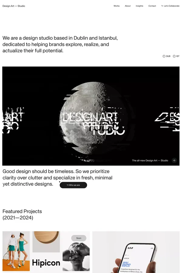 DA-S · Design Art – Studio - Portfolio design inspiration