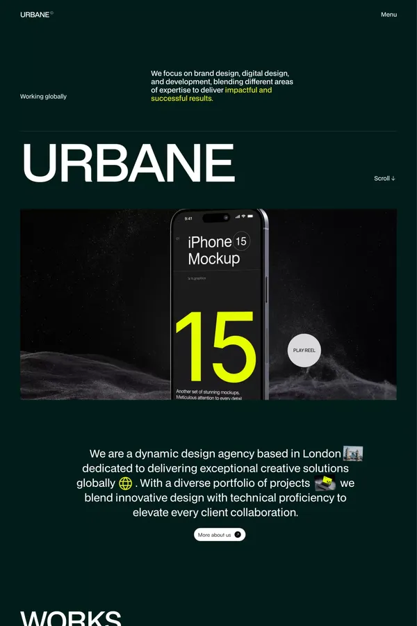 Urbane - Webflow HTML Website Template