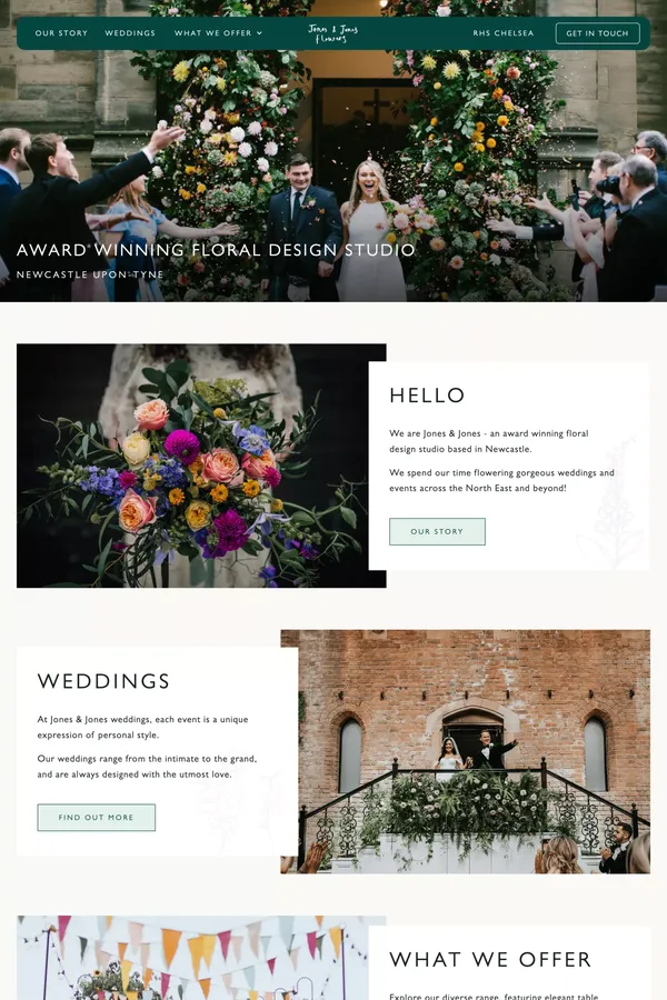 Jones & Jones | Award Winning Wedding Flowers | Newcastle & The North East - Other design inspiration