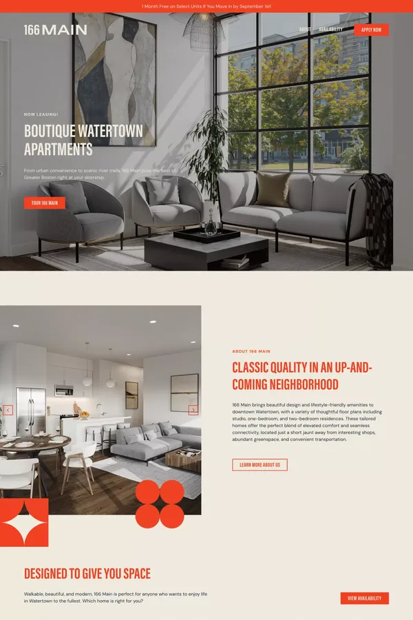 166 Main | Boutique apartments in Watertown