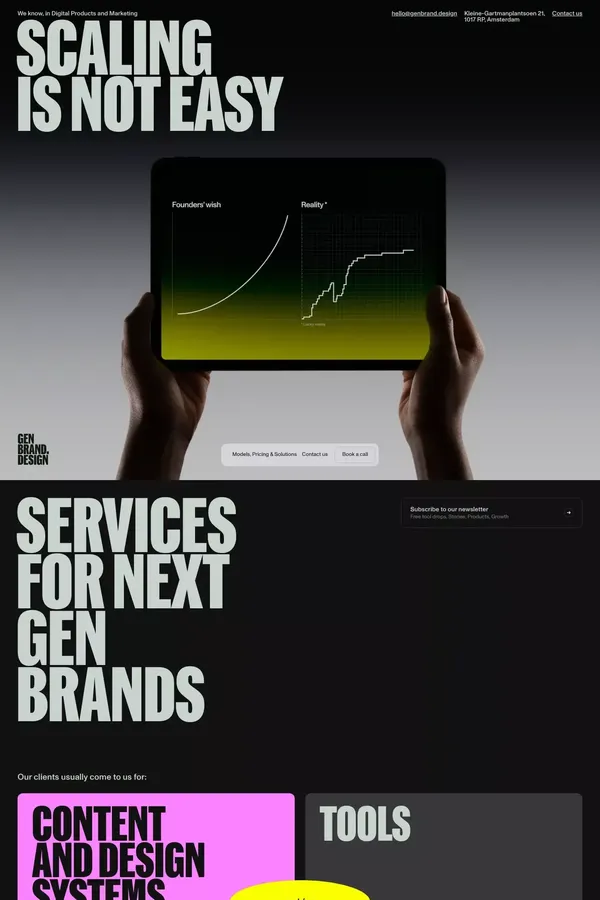 GENBRAND - Portfolio design inspiration