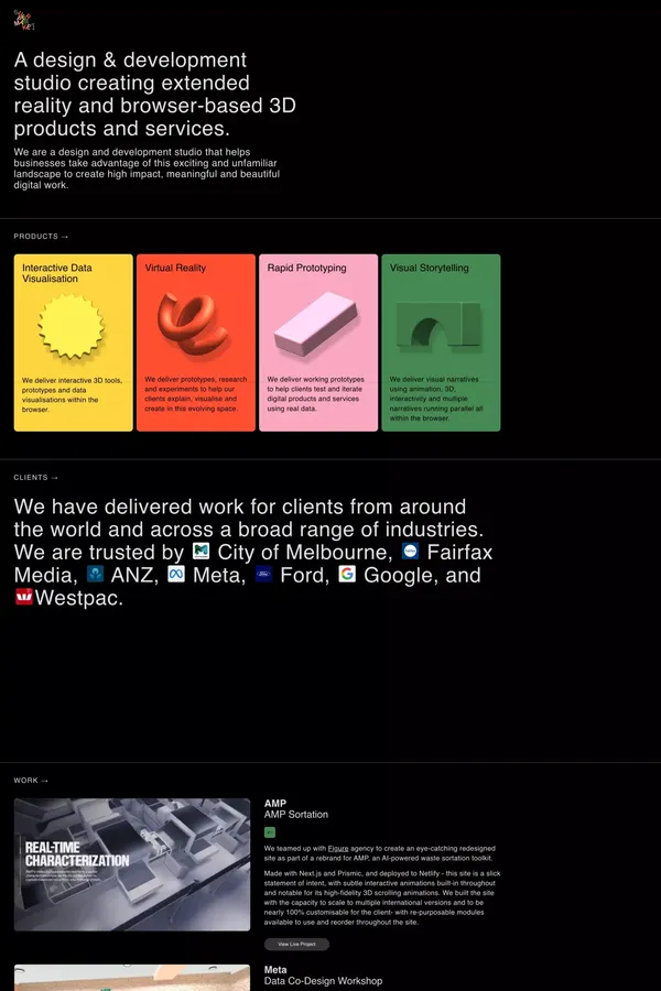 Supermarket - Portfolio design inspiration