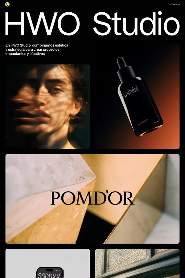 HWO Studio - Portfolio design inspiration