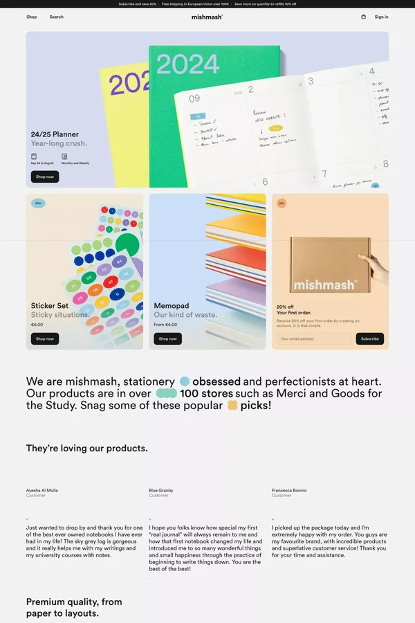 mishmash® — Creative tools - Ecommerce design inspiration