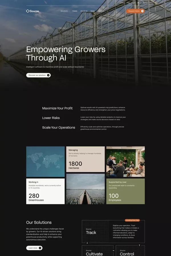 Source - Landing design inspiration