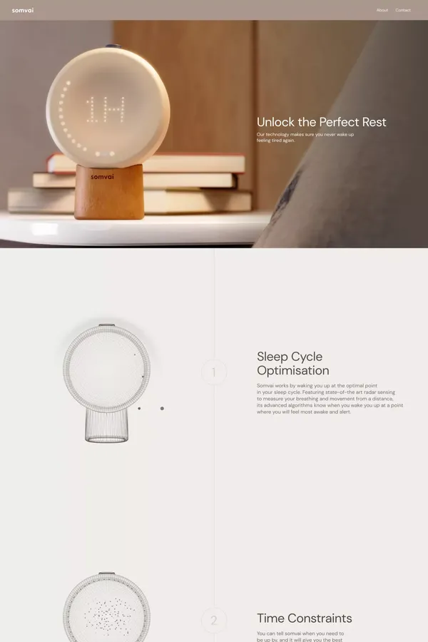 Somvai - Landing design inspiration