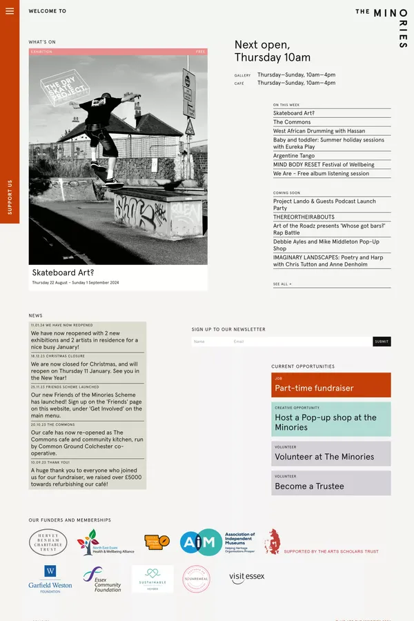 The Minories - Other design inspiration