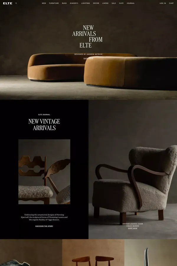 Elte, Toronto’s design source for all things home | Elte - Ecommerce design inspiration