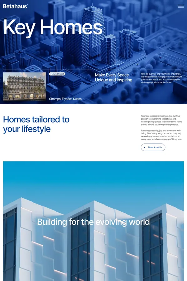 Betahaus - Real Estate & Asset Management Template