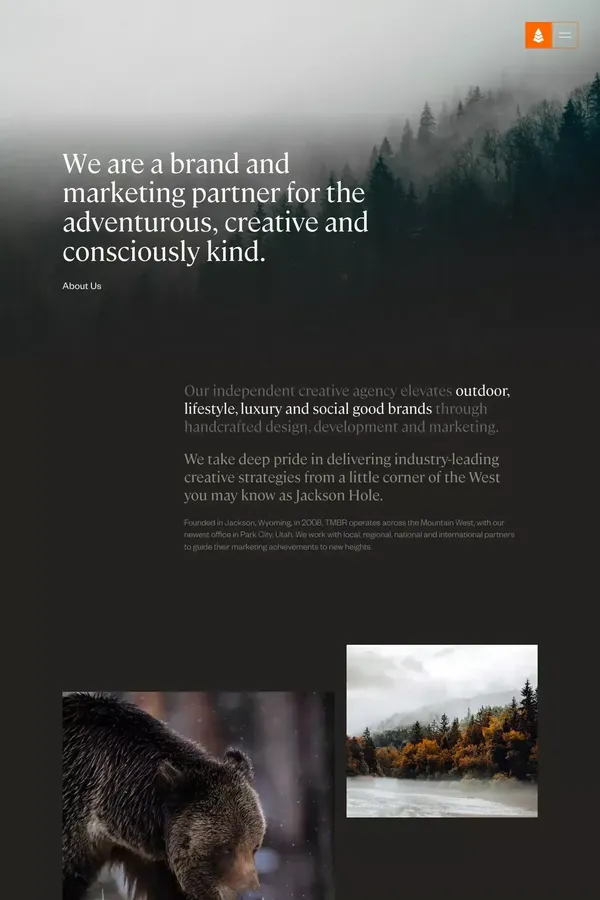 About Us - TMBR Creative Agency - About Us  design inspiration