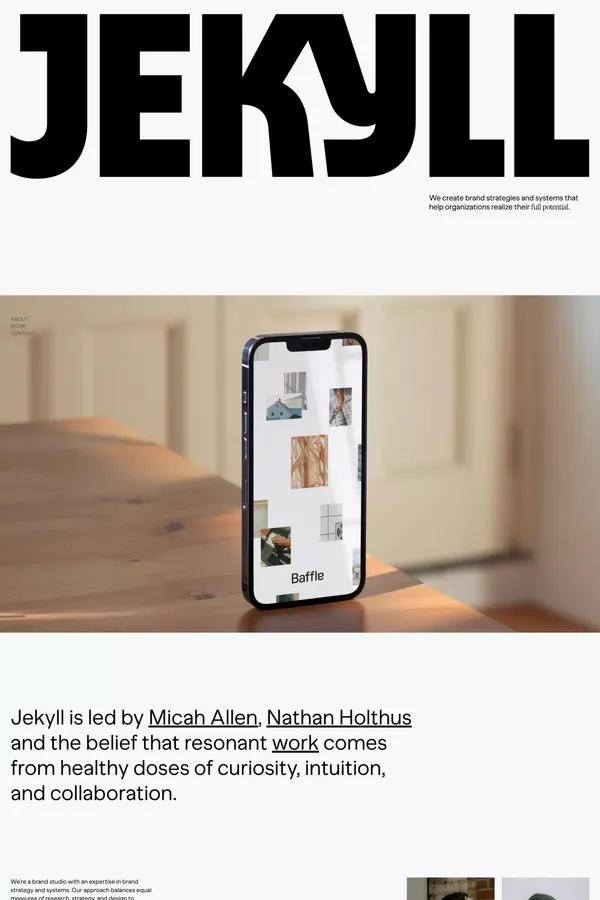 Jekyll - Portfolio design inspiration