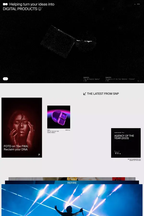 SALT AND PEPPER - Portfolio design inspiration