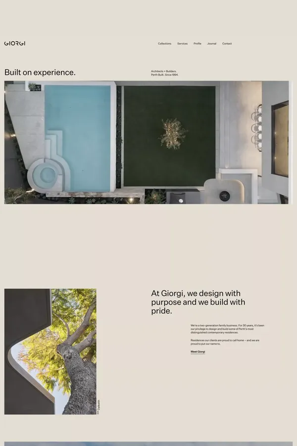 Giorgi | Luxury Home Builder Perth - Portfolio design inspiration