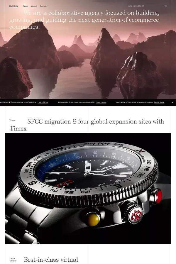 Half Helix - Portfolio design inspiration