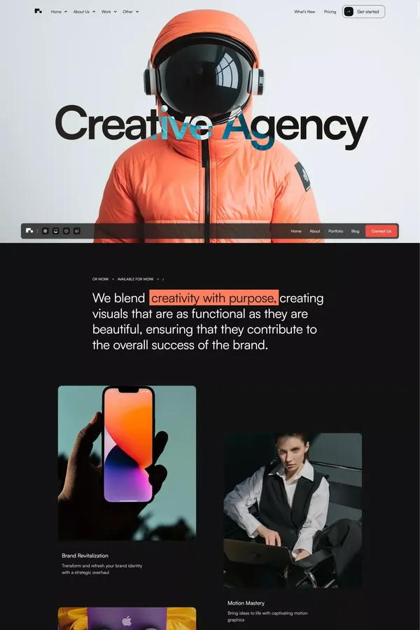 Aries - Webflow Ecommerce website template - Template design inspiration