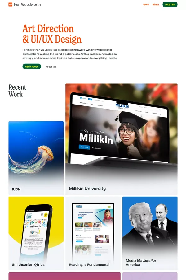 Ken Woodworth - Art Direction & UI/UX Design