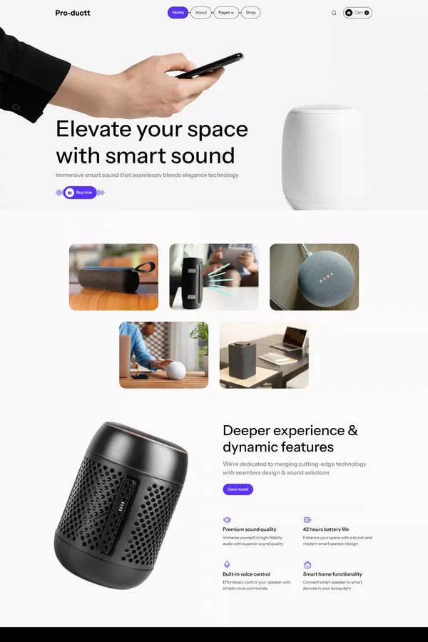 Productt - Webflow Ecommerce website template