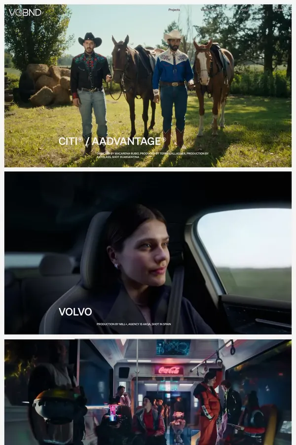 Production services | Vagabond films - Portfolio design inspiration