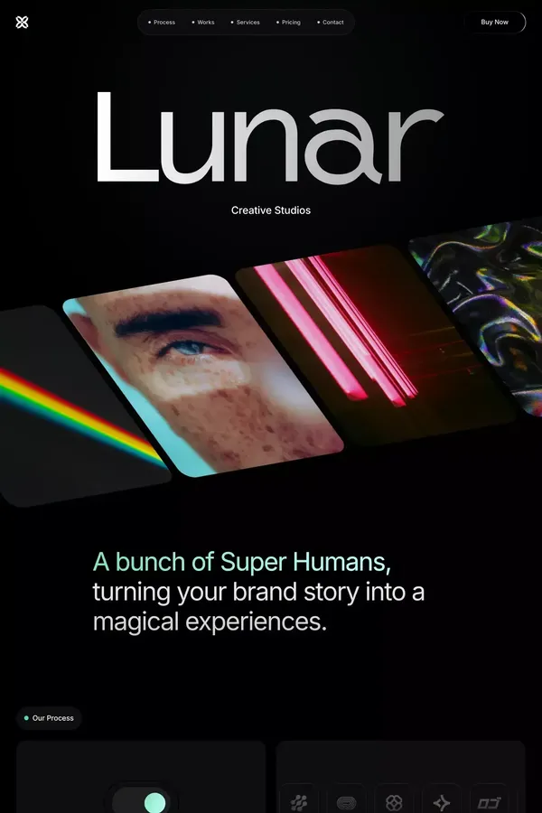 Lunarpro - Webflow HTML website template - Template design inspiration