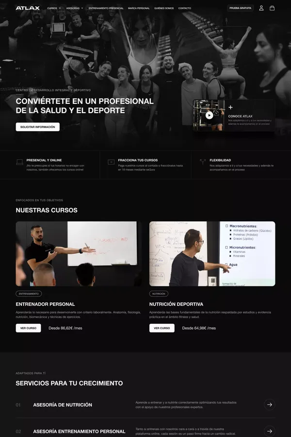 Somos Atlax | Centro de desarrollo integral y deportivo
