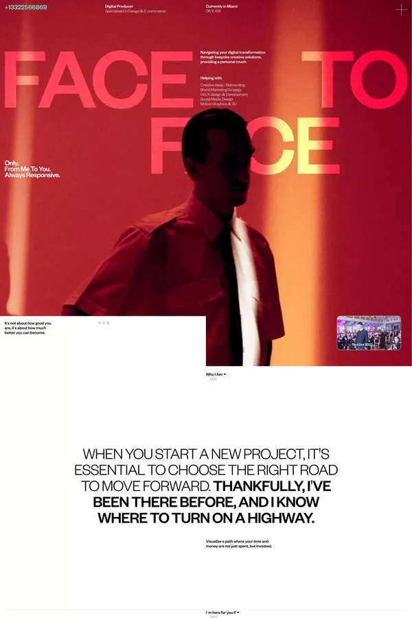Digital Producer - Specialised in Design - Portfolio design inspiration