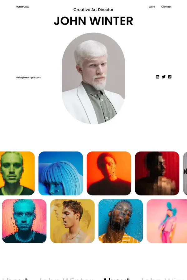 Portfolix - Webflow HTML website template