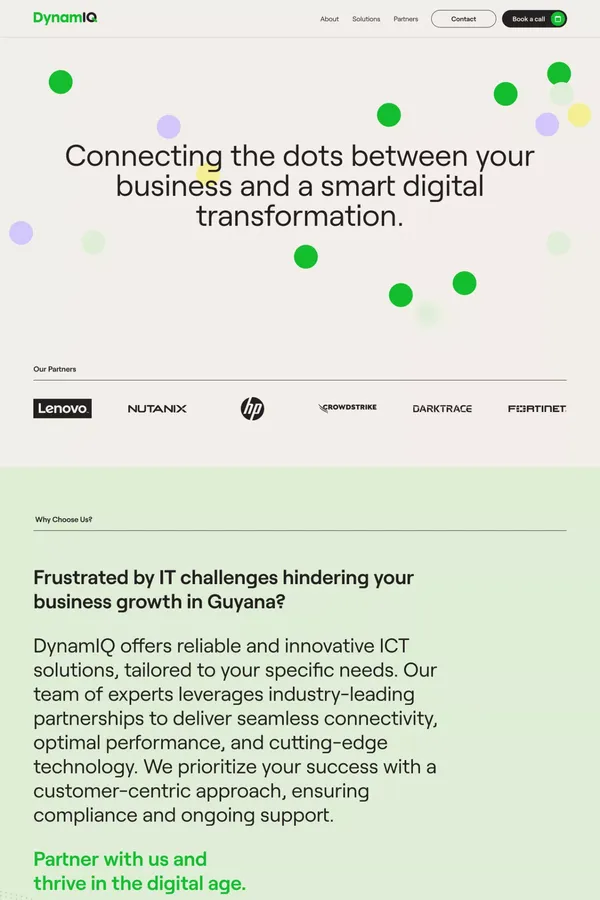 DynamIQ: ICT Solutions tailored for your specific needs