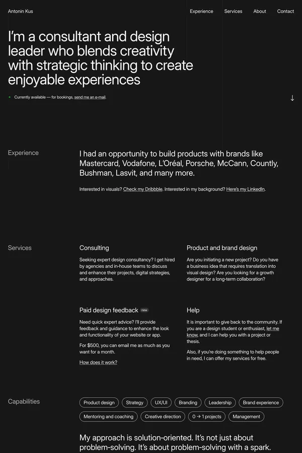 Antonin Kus - Brand & Product Design