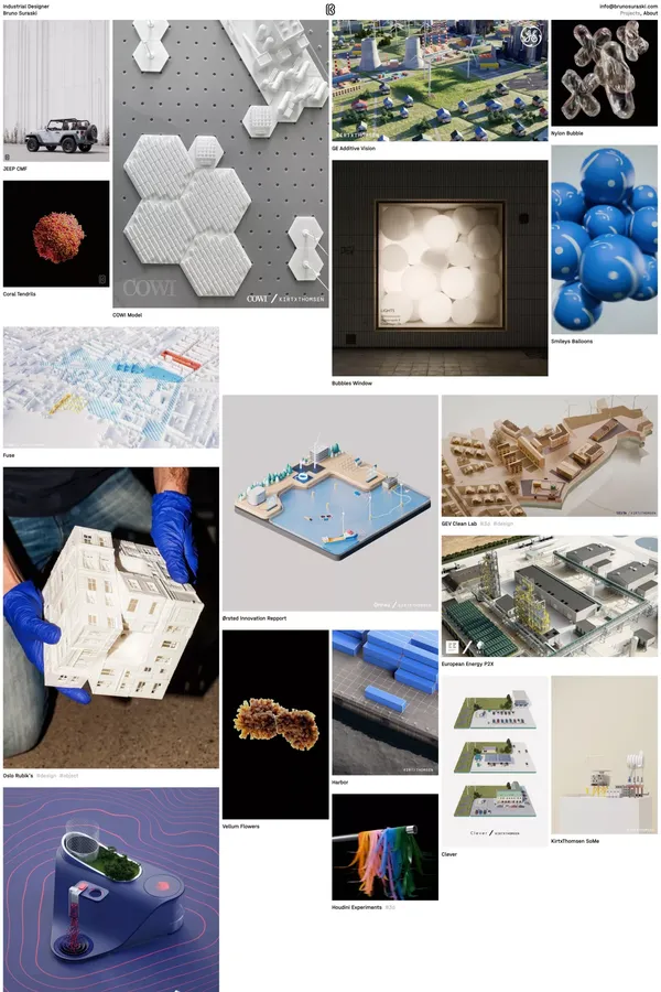 Bruno Suraski - Portfolio design inspiration
