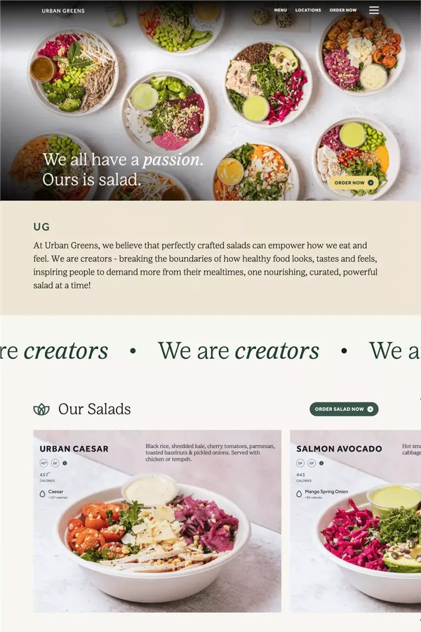 Urban Greens | Salad Restaurant in London - Other design inspiration