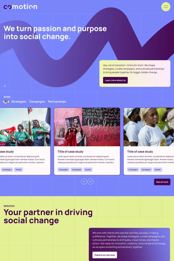 Comotion | Social Change Agency