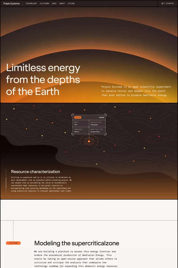 Polpis - Landing design inspiration