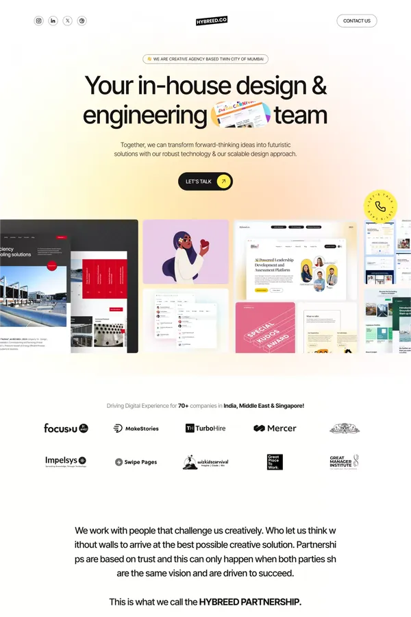 Hybreed.co | Web & Mobile UX UI Product Design Agency in Navi Mumbai